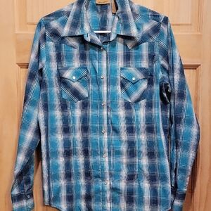 Ladie's Pearl Snap Western Shirt